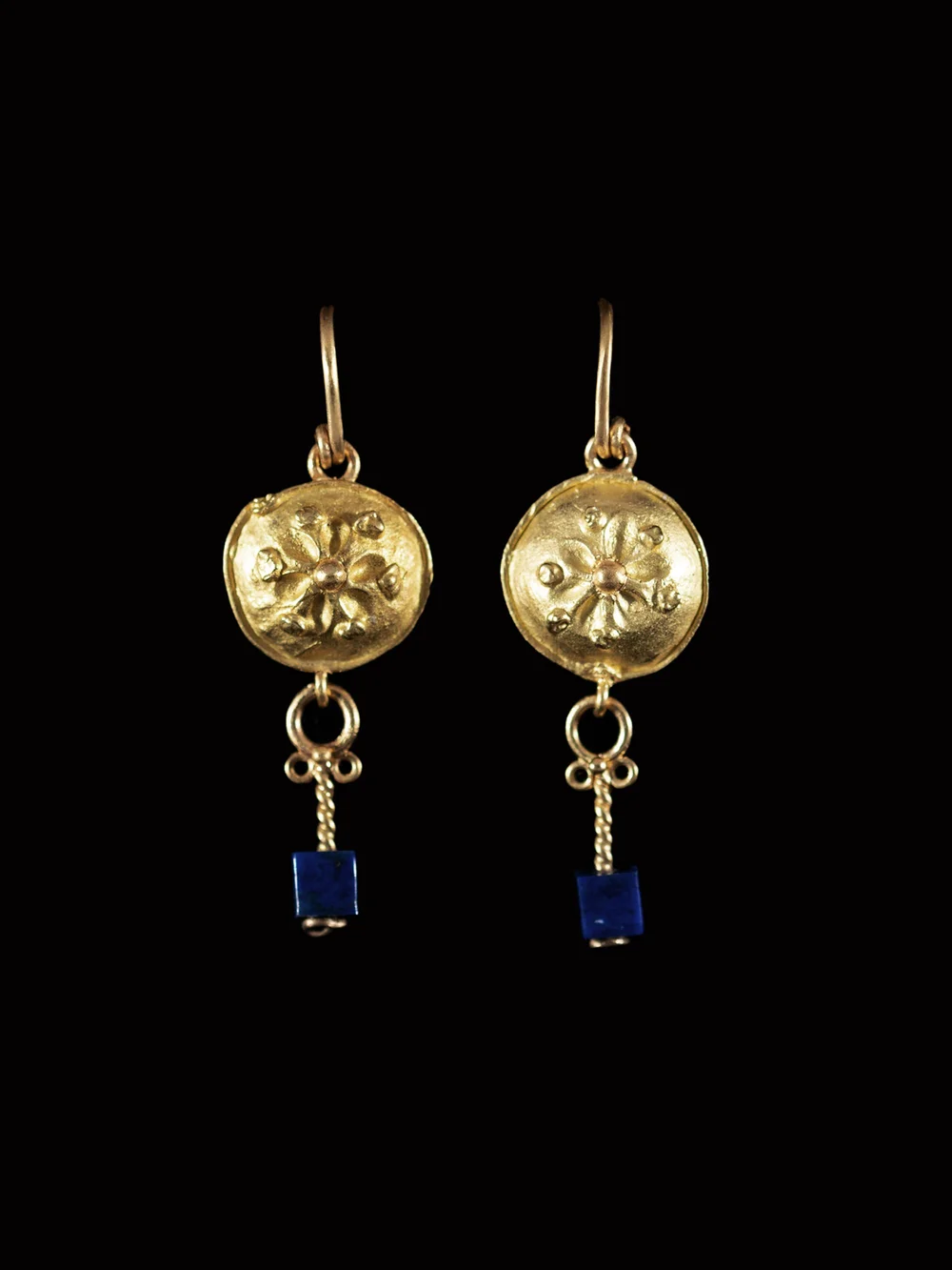 Gold & Lapis Earrings