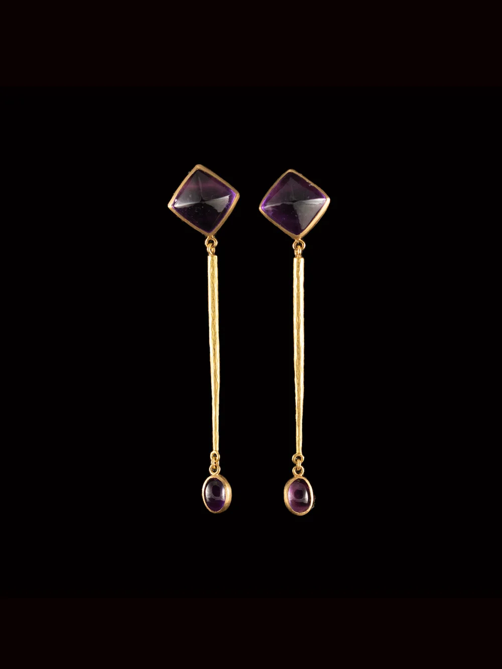 Amethyst Drop Earrings