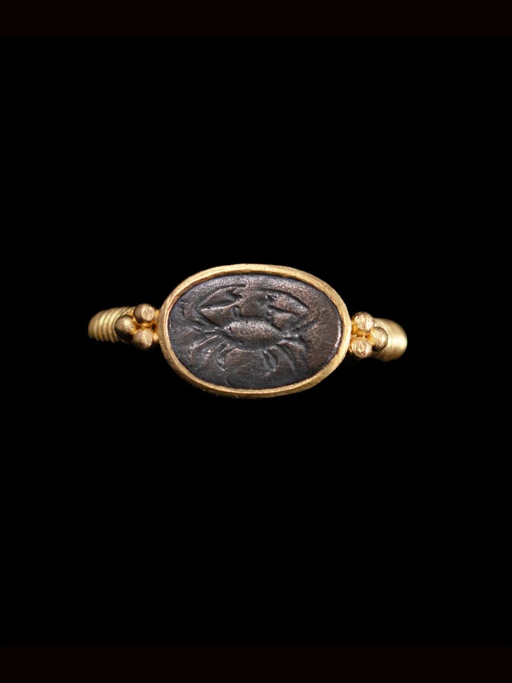 Roman Gold & Bronze Intaglio Ring
