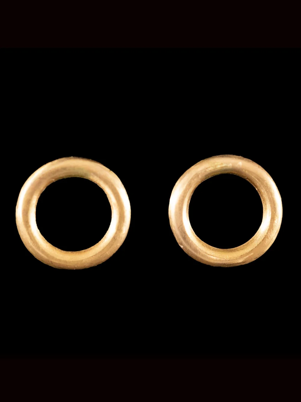 Small 22ct Gold Ring Earrings