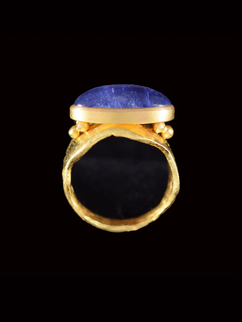 Tanzanite Pinkie Ring