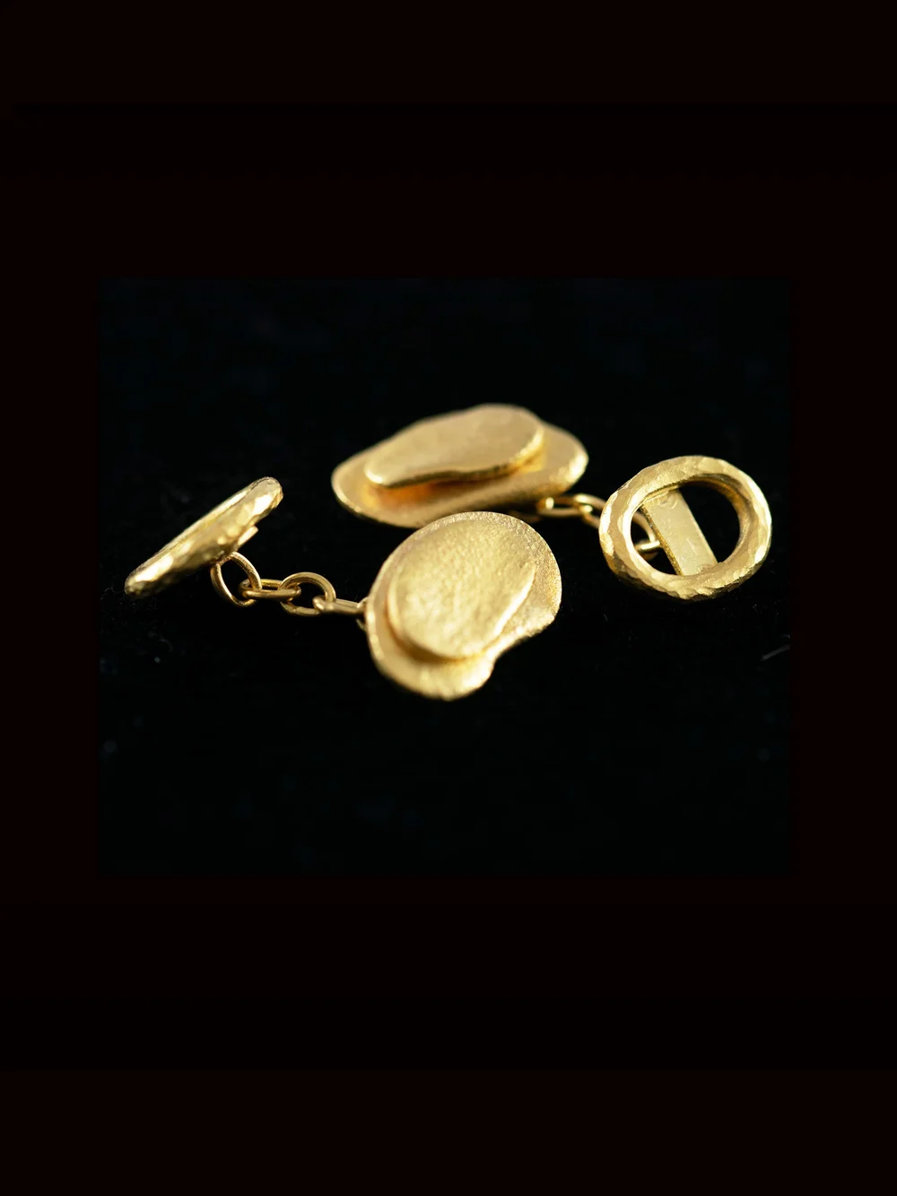 22ct Disc & Ring Cufflinks