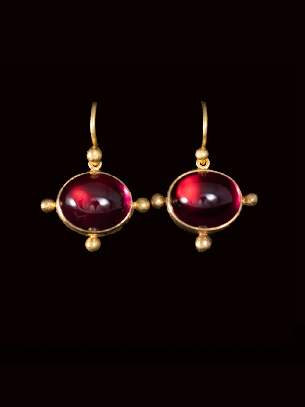 Rhodolite Garnet Earrings