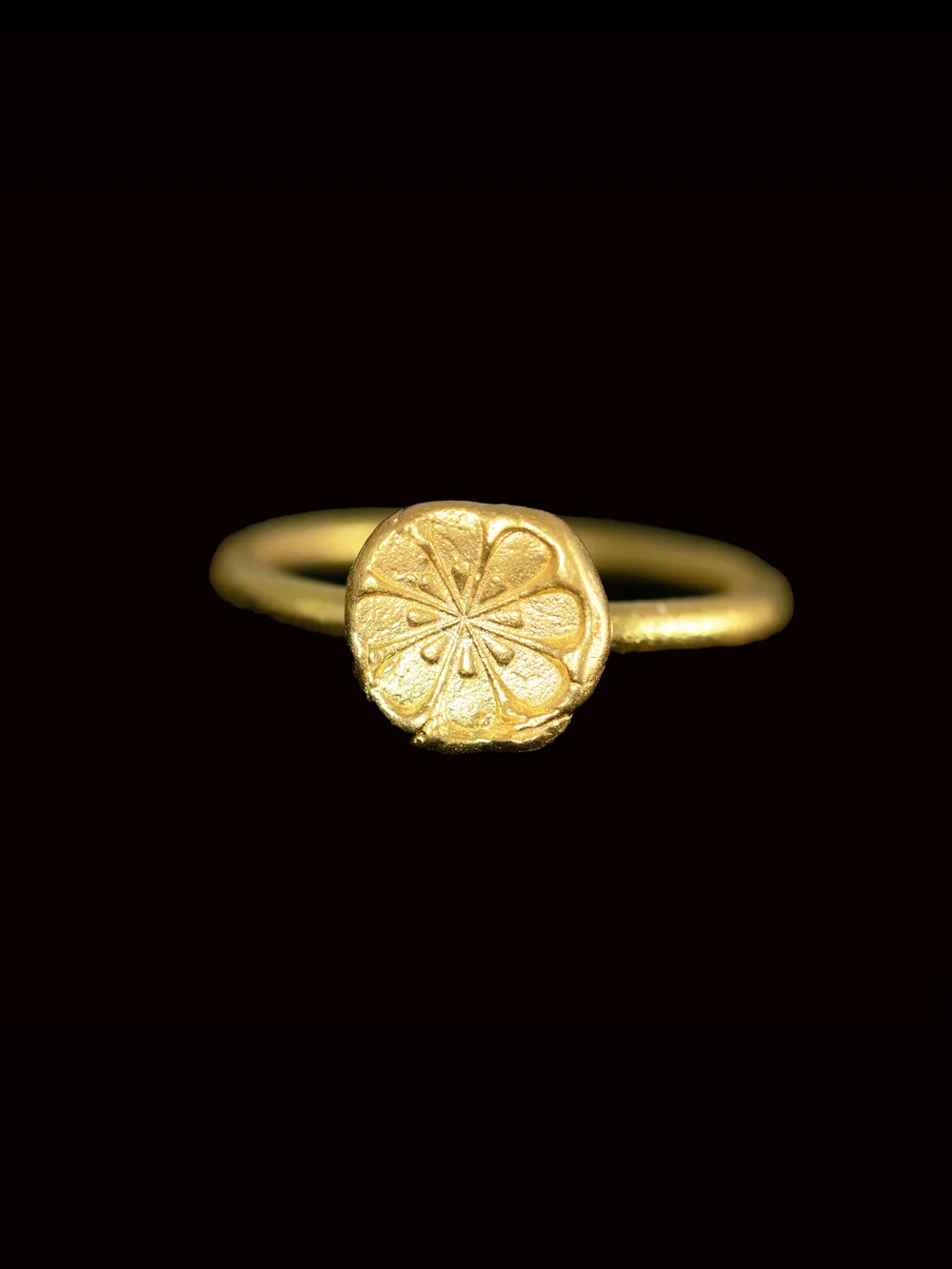 Pressed Flower Elegant Ring