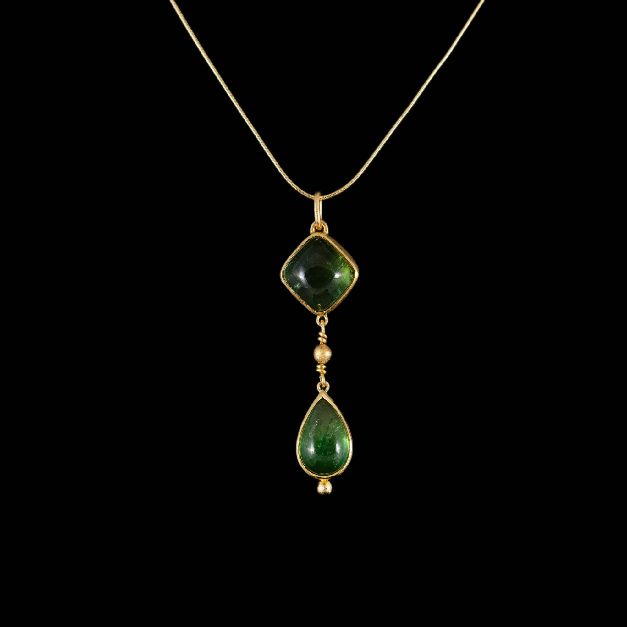 Green Tourmaline Pendant