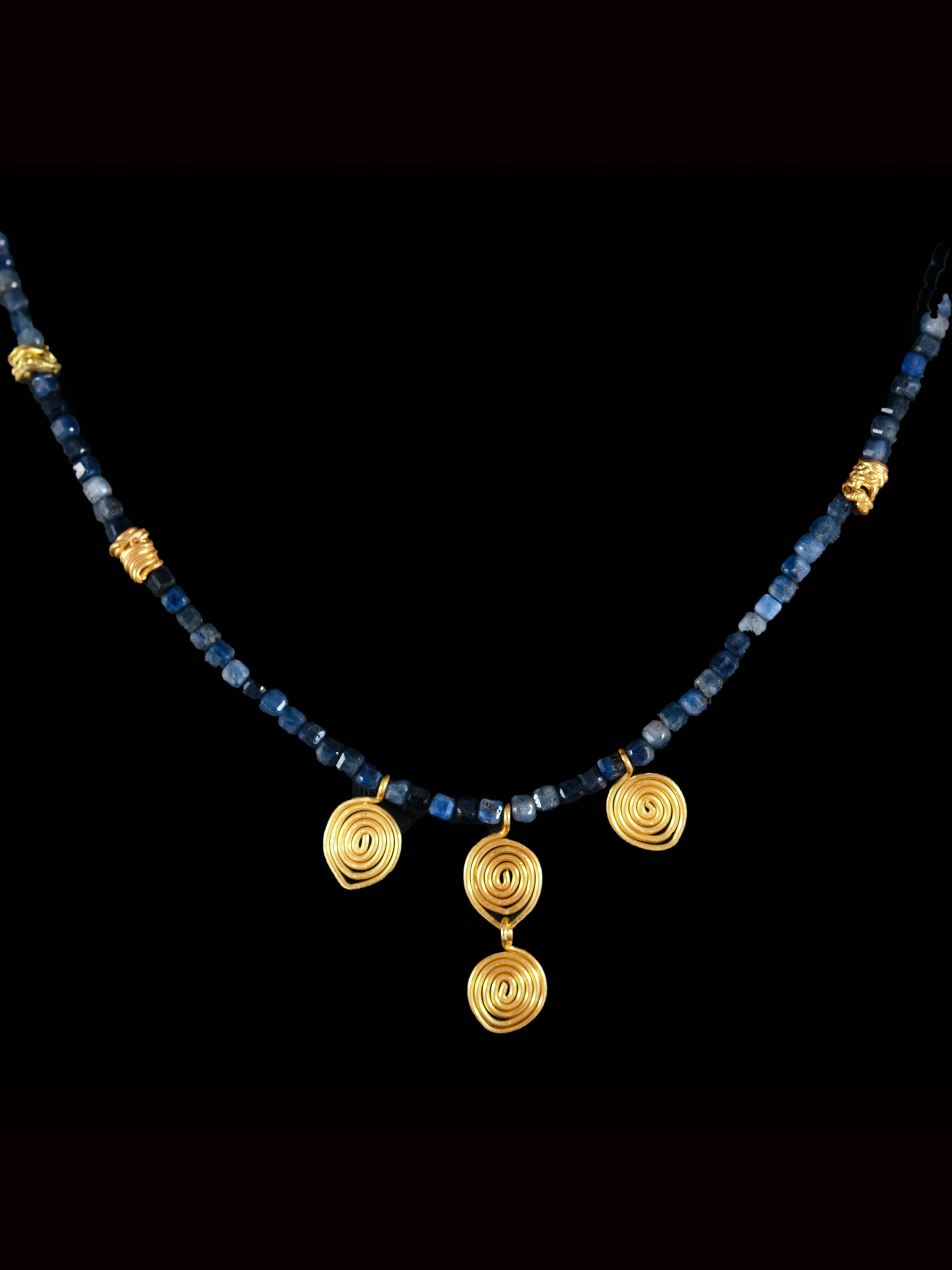 Sapphire & Gold Necklace
