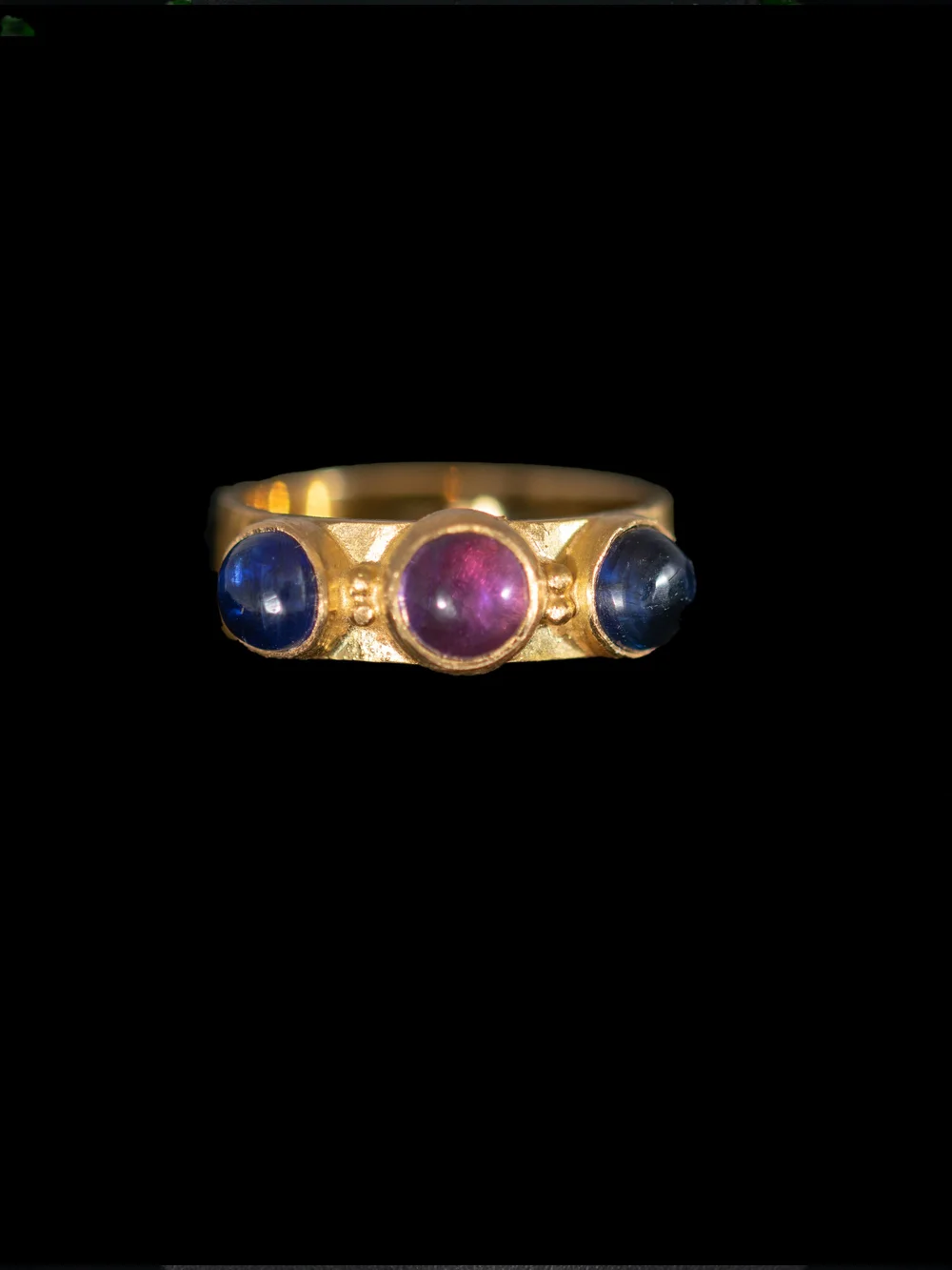 Kyanite & Amethyst Ring